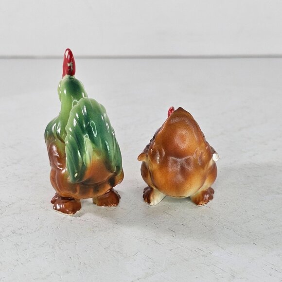 Vintage Josef Originals Miniature Hen Rooster Japan 1970s Chicken Farm *Chipped* - Picture 5 of 10